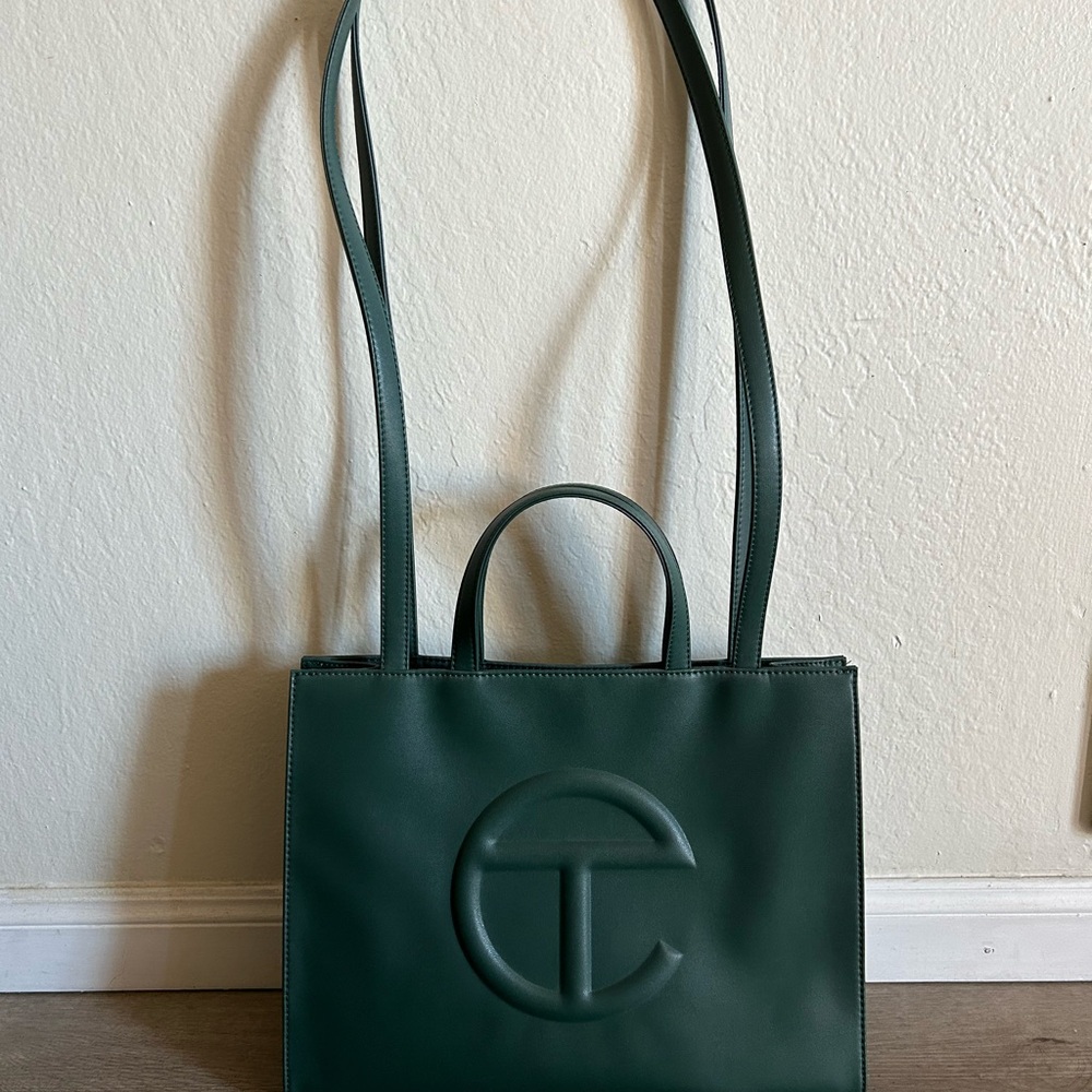 Telfar Green Tote Bag